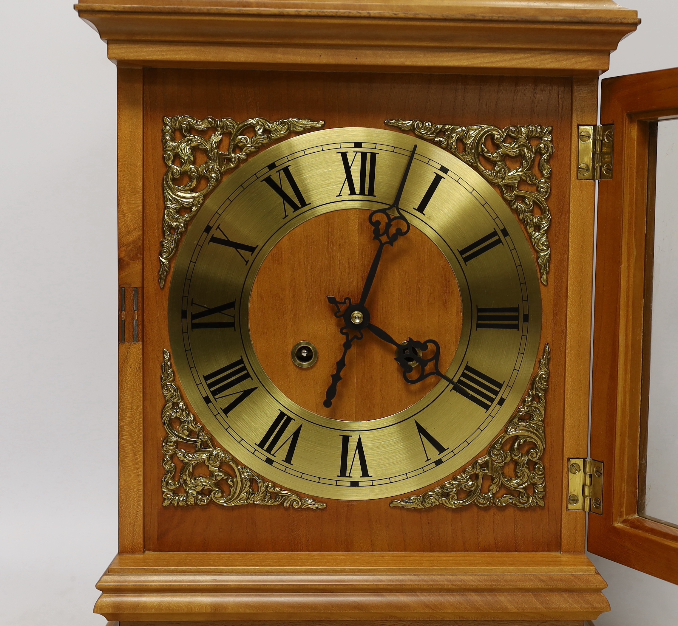 A Hermle modern mantel clock, 44cm